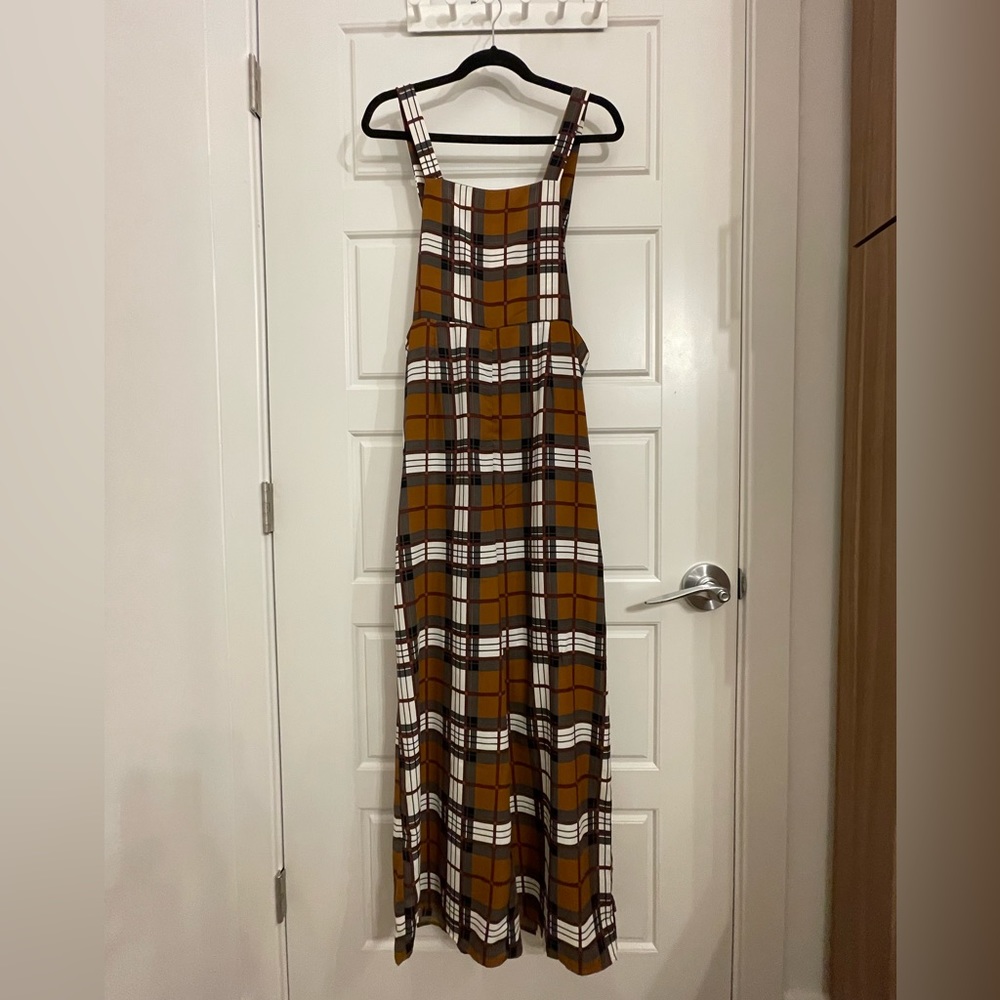 Forever 21 Fall Plaid Overalls